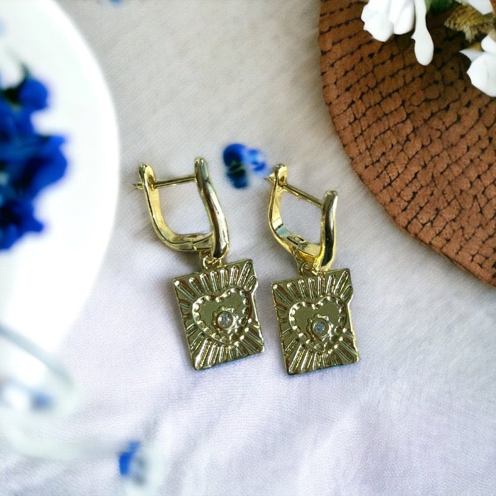 Sunlit Tablet Earrings