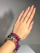 Load image into Gallery viewer, HIGH QUALITY Rainbow Fluorite Bracelet 10.4MM

