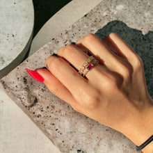 Load image into Gallery viewer, Stacked Eternity Band
